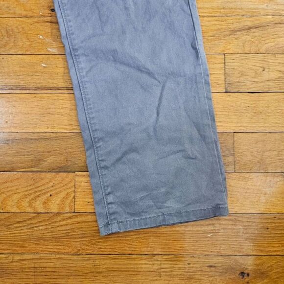 Untuckit Mens Gray 5 Pocket Chino Trousers Pants 32x32 - Picture 7 of 7
